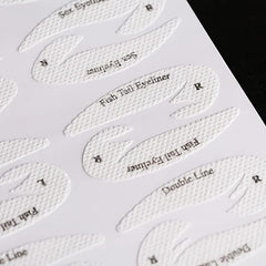 4 Cat Shape Eyeliner Eyeshadow Stencils Reusable Makeup Template Sticker