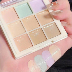 9 Colors Eye Concealer Palette Correcting Skin Tone