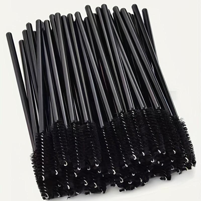 50pcs Disposable Mascara Wands Spoolie Brushes for Eyelash Extension
