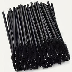 50pcs Disposable Mascara Wands Spoolie Brushes for Eyelash Extension
