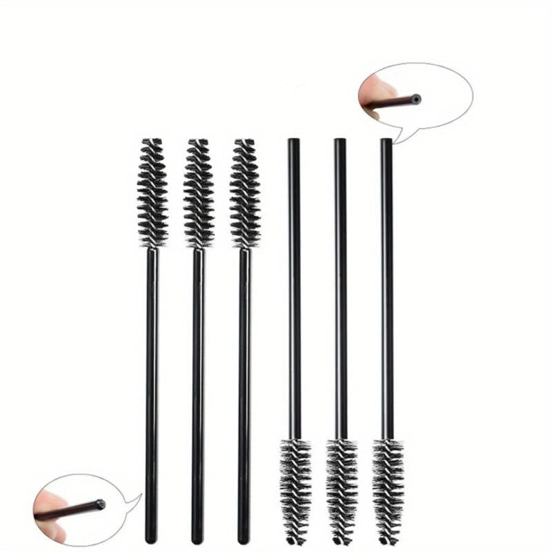 50pcs Disposable Mascara Wands Spoolie Brushes for Eyelash Extension