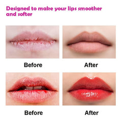 2pcs Double Sided Lip Brush with Soft Silicone Exfoliating Brush