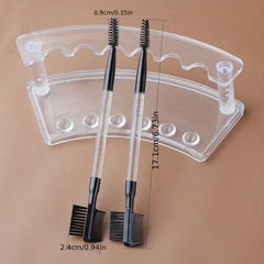 2pcs 3 Head Eyebrow Eyelash Shaper Brush Makeup Tool
