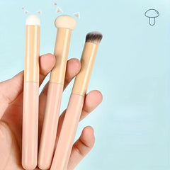 3pcs Mushroom Head Concealer Brush Set