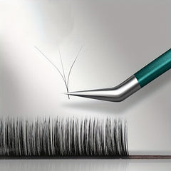 3pcs Professional Lash Tweezers Set Straight and Curved for Eyelash Extensions