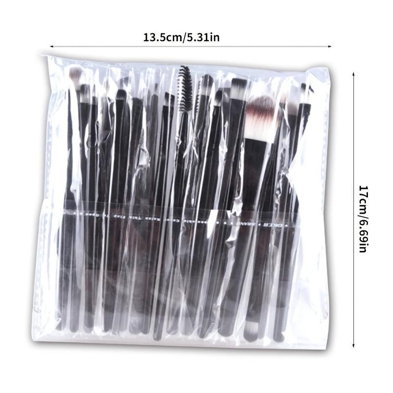 20Pcs Makeup Brushes Set Professional Soft Synthetic Hair Powder Foundation Eyes