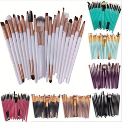 20Pcs Makeup Brushes Set Professional Soft Synthetic Hair Powder Foundation Eyes