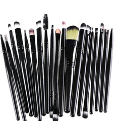 20Pcs Makeup Brushes Set Professional Soft Synthetic Hair Powder Foundation Eyes