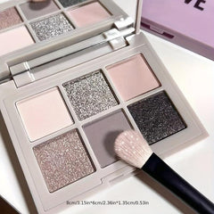 Smoky Makeup Palette Low Saturation Earth Tone Eyeshadow