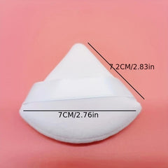 6pcs Triangle Shape Powder Puff Facial Loose Powder Cosmetic Soft Cotton Puff