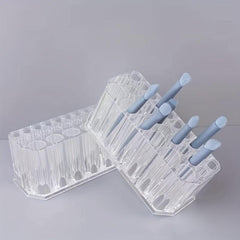 Acrylic 26 Holes Makeup Brush Storage Box Multifunctional Display Pen Holder