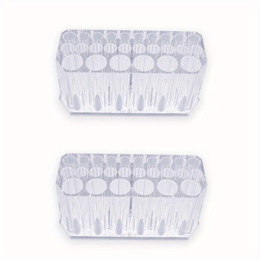 Acrylic 26 Holes Makeup Brush Storage Box Multifunctional Display Pen Holder