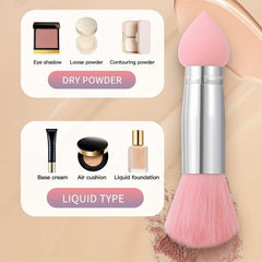 Portable Double Headed Mushroom Makeup Brush