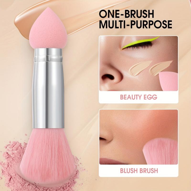 Portable Double Headed Mushroom Makeup Brush