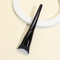 Flat Foundation Brush Natural Soft Bristles Highlighter Concealer Brush