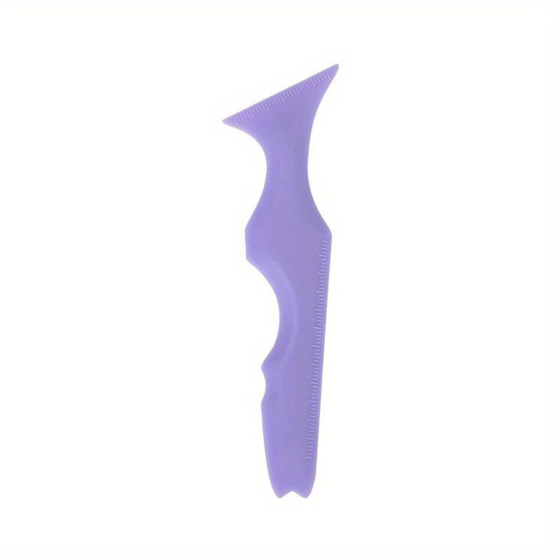 1Pc Reusable Silicone Eyeliner Ruler Eyeliner Stencils Winged Tip Eyeliner Aid