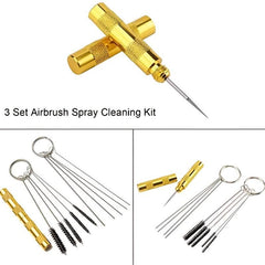 Airbrush Cleaning Kit Glass Cleaning Pot With Holder And Cleaning Tools