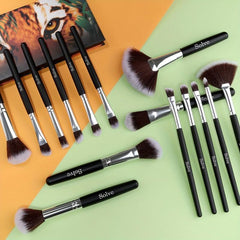 37pcs Makeup Brush Set with Velvet Powder Puff and Sponge