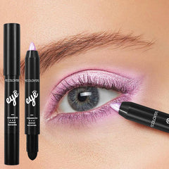 Dual-Ended Eyeshadow Pen Waterproof Shimmer Eye Makeup - 6 Colors