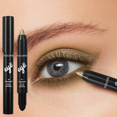 Dual-Ended Eyeshadow Pen Waterproof Shimmer Eye Makeup - 6 Colors