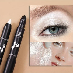 Dual-Ended Eyeshadow Pen Waterproof Shimmer Eye Makeup - 6 Colors