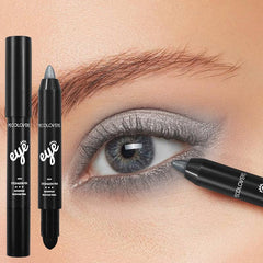 Dual-Ended Eyeshadow Pen Waterproof Shimmer Eye Makeup - 6 Colors