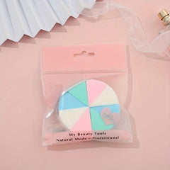 8pcs Mini Makeup Sponges Soft Triangle Shape Contouring Corners Plum Blossom
