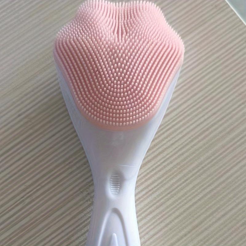 Silicone Face Scrubber Exfoliating Brush Handheld Facial Cleansing Brush