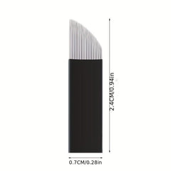 10PCS Tattoo Eyebrows Hand Blade 28 Needle for Lips and Fogging Needle