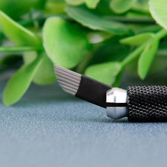 10PCS Tattoo Eyebrows Hand Blade 28 Needle for Lips and Fogging Needle