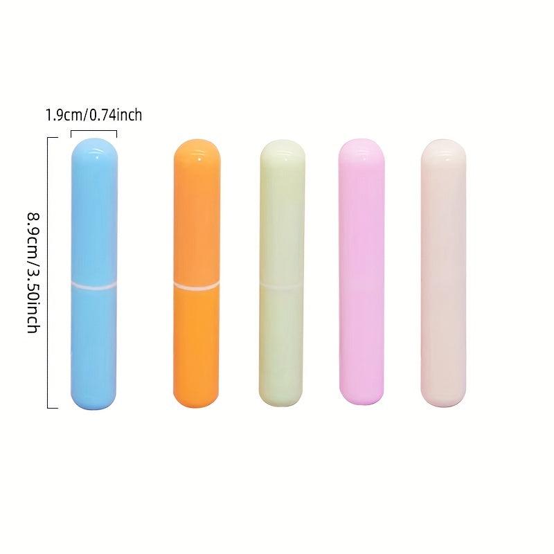Telescopic Lip Brush With Cover Lipstick Brush Portable Makeup Tool