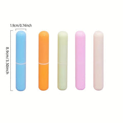 Telescopic Lip Brush With Cover Lipstick Brush Portable Makeup Tool