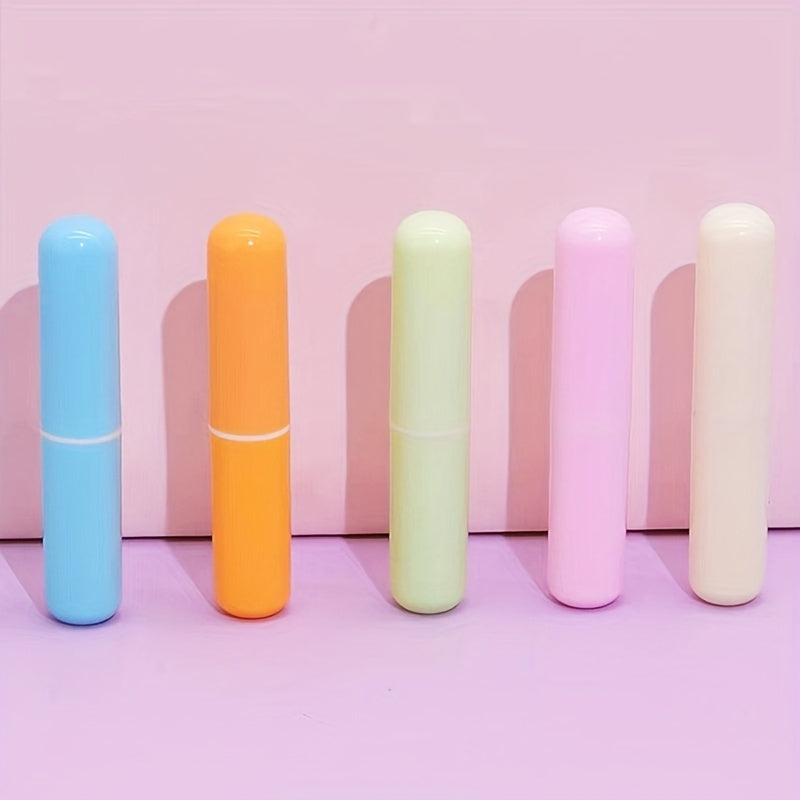 Telescopic Lip Brush With Cover Lipstick Brush Portable Makeup Tool