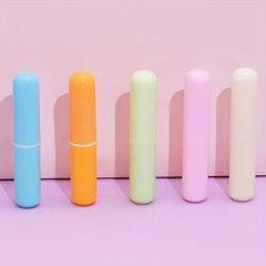Telescopic Lip Brush With Cover Lipstick Brush Portable Makeup Tool