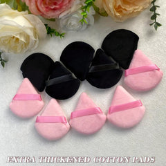 10 Triangular Velvet Makeup Puff Beauty Tool Wet/Dry Dual use Makeup Puff