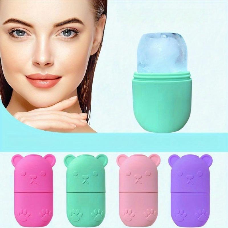 Cartoon Bear Ice Roller For Face Neck Eye DIY Facial Beauty Ice Tool