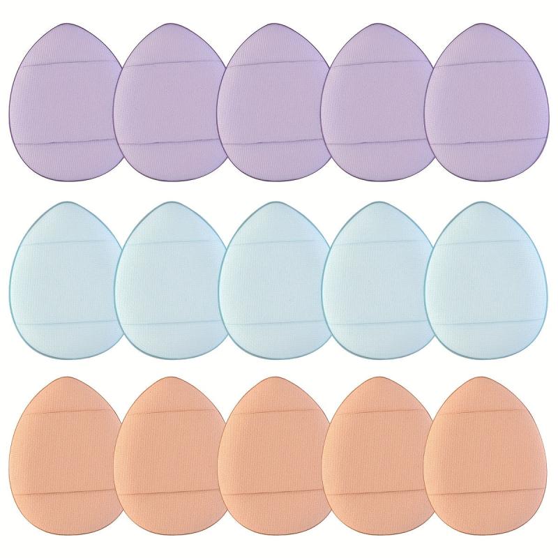 15Pcs Finger Puff Mini Makeup Puff for Foundation Concealer Eye Shadow