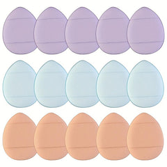 15Pcs Finger Puff Mini Makeup Puff for Foundation Concealer Eye Shadow
