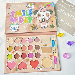 Lovely Bear 21 Colors Eyeshadow Palette for Party Makeup