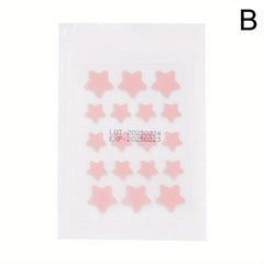 Disposable Acne Pimple Patch 24pcs Heart Star Shape