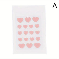 Disposable Acne Pimple Patch 24pcs Heart Star Shape