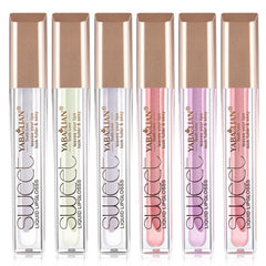 Sheer Lip Gloss Nude Hydrating Dewy Jelly Lip Glaze