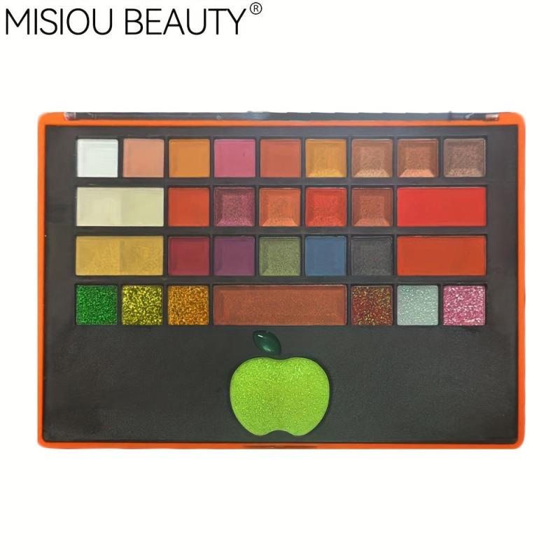30 Colors Eyeshadow Palette Matte Natural Shimmer Finish Blush Contouring
