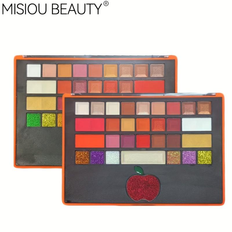 30 Colors Eyeshadow Palette Matte Natural Shimmer Finish Blush Contouring