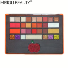 30 Colors Eyeshadow Palette Matte Natural Shimmer Finish Blush Contouring