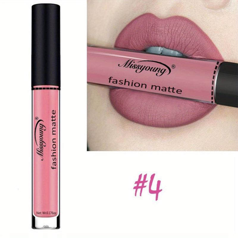 Velvety Liquid Lipstick Long Lasting Nude Lip Gloss