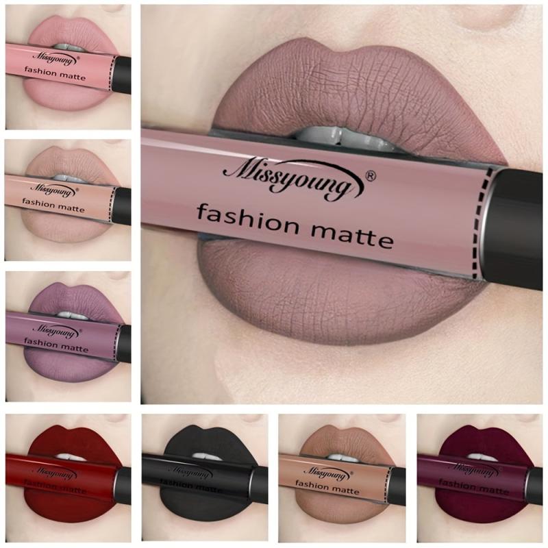 Velvety Liquid Lipstick Long Lasting Nude Lip Gloss