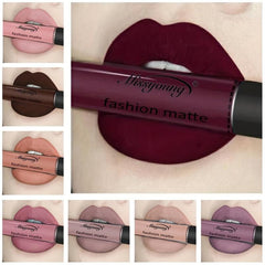 Velvety Liquid Lipstick Long Lasting Nude Lip Gloss
