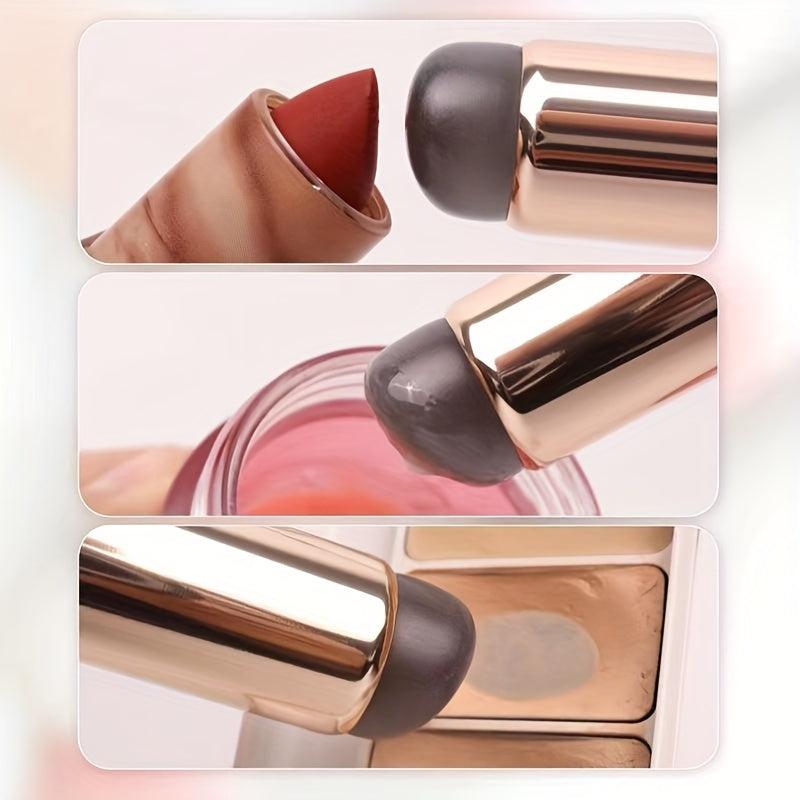 Silicone Lipstick and Concealer Brush for Daily and Travel Use
