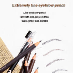 2mm Waterproof Eyebrow Pencil Makeup Shade Brown Brow Lip Tattoo Pen